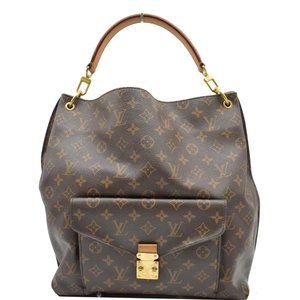 LOUIS VUITTON  Metis Monogram Canvas Hobo Shoulder Bag Brown